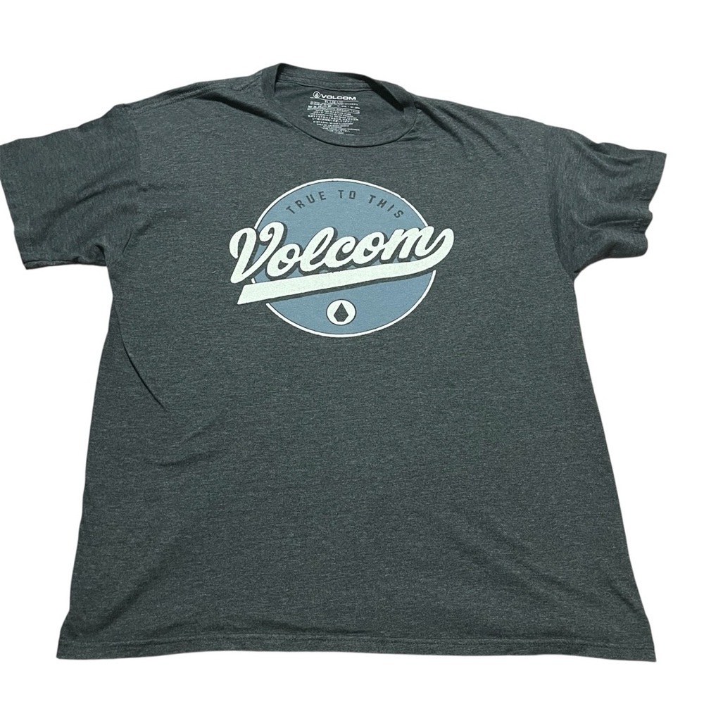 2000s Volcom Large Logo Tee Size XL Skate Surf Summer Y2K